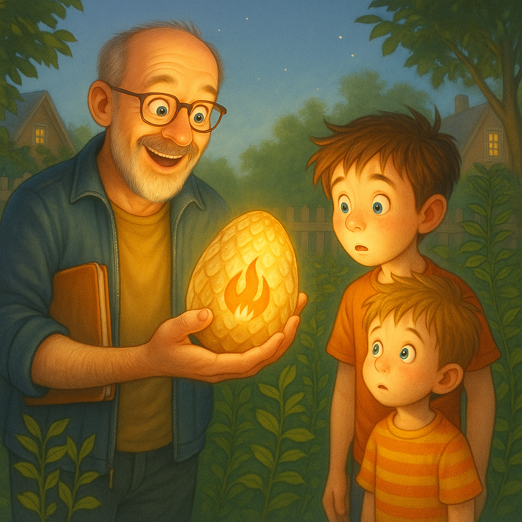 Das Drachenei Das Drachenei in "Das Geheimnis des Drachenbergs", ein Drachenbuch für Kinder.